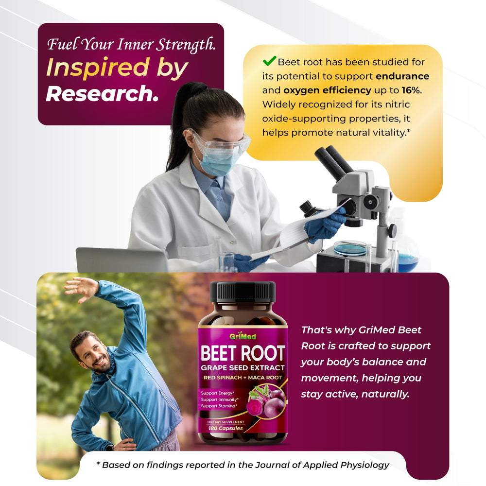 Layout of the 12-in-1 Beet Root formula ingredients