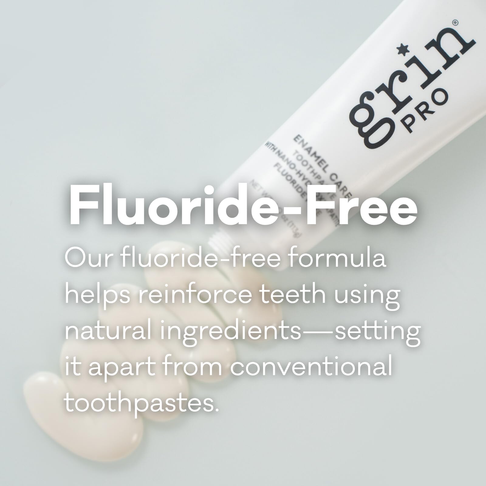 Toothpaste shown for sensitive-teeth care and enamel protection