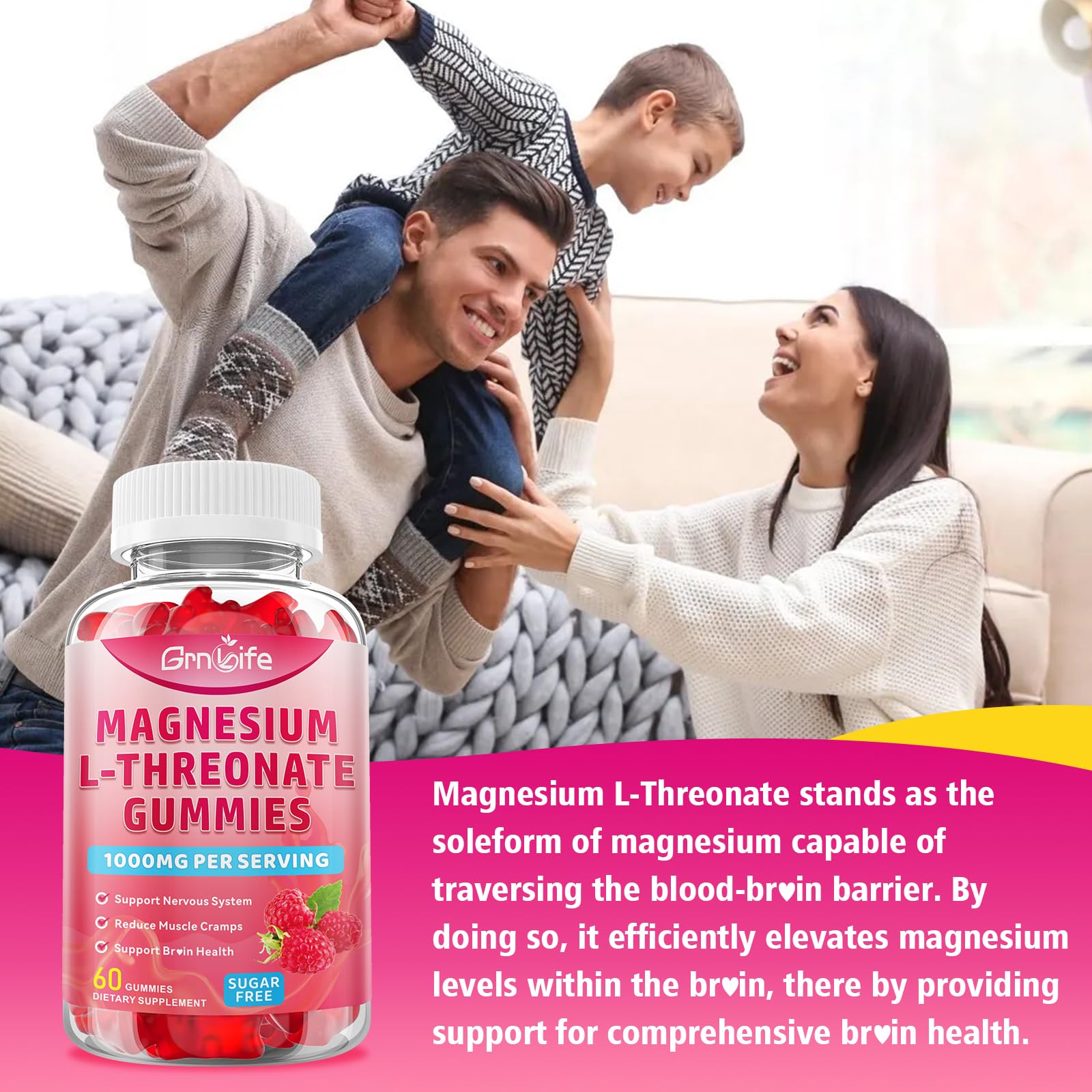 Muscle support and recovery benefits of Magnesium L-Threonate gummies