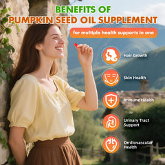 GrnLife Pumpkin Seed Oil Gummies packaging and bottle