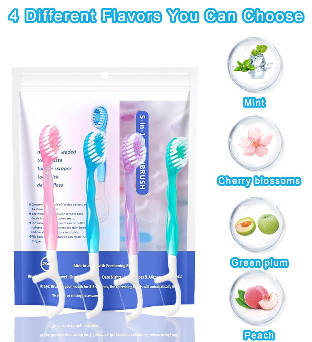Travel pack highlighting 26 packs per bag