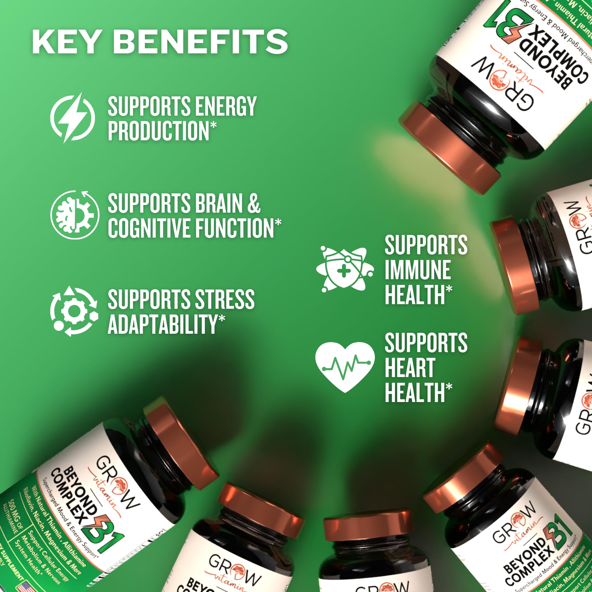 Allithiamine B1 Complex capsules close-up