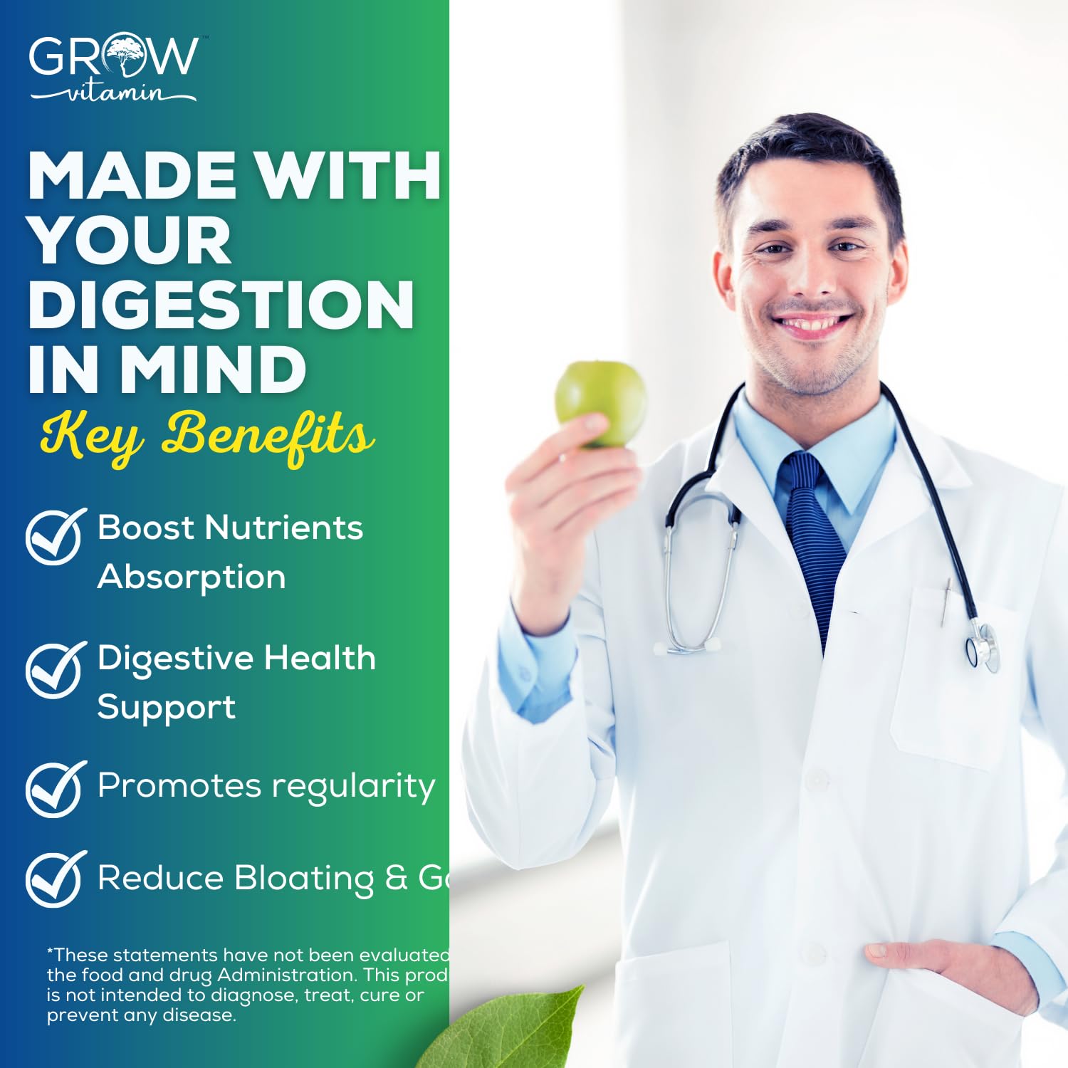 Close-up of Grow Vitamin Original Gallbladder Formula capsules