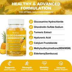 Back label showing supplement facts on GRTGG gummies