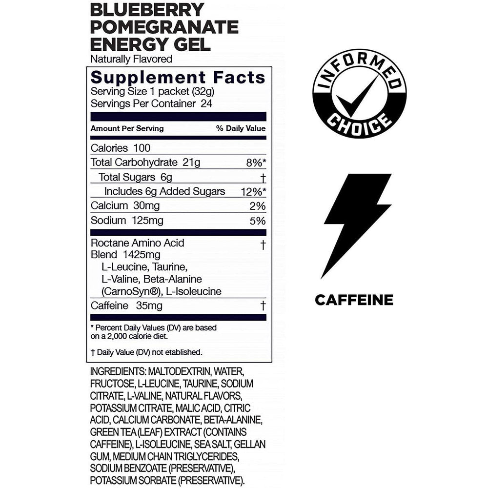 GU Roctane blueberry-pomegranate gel closeup highlighting flavor and texture for athletes