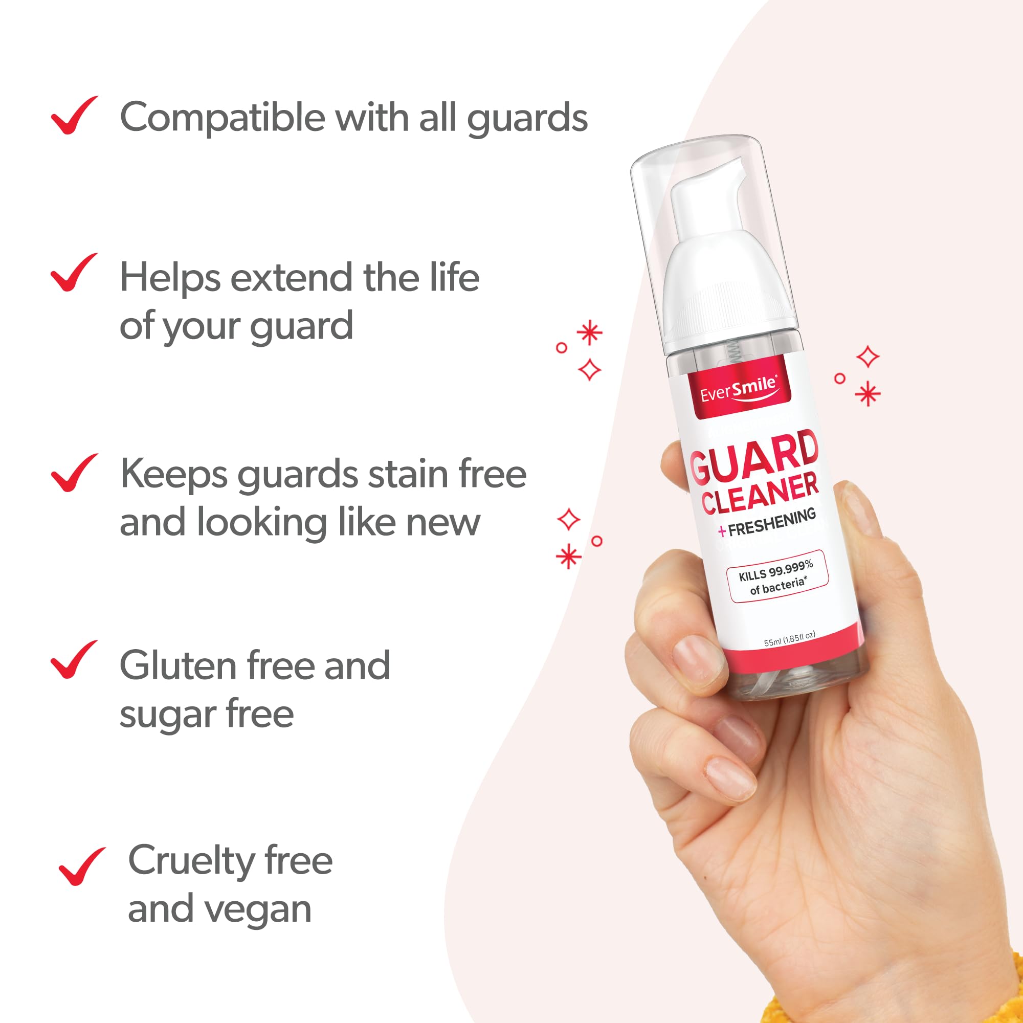 Guards types compatible with EverSmile Guard Cleaner