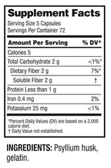 Guardian Psyllium Fiber Capsules front packaging