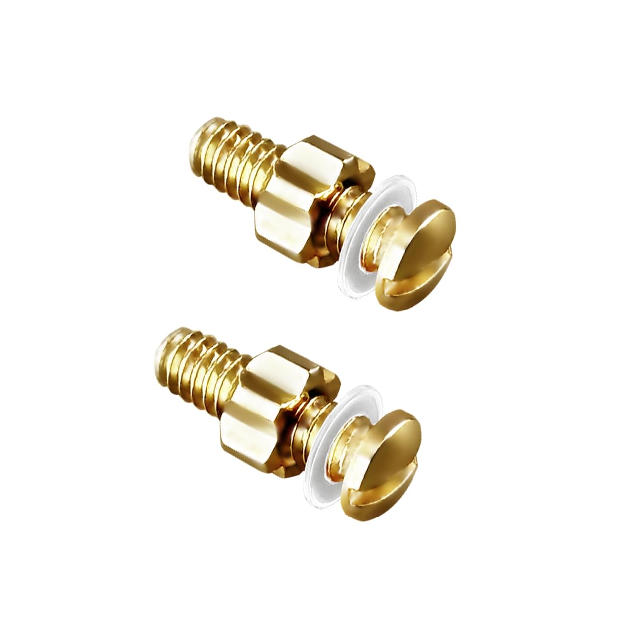 Close-up of replacement screw head measuring about 2.2mm
