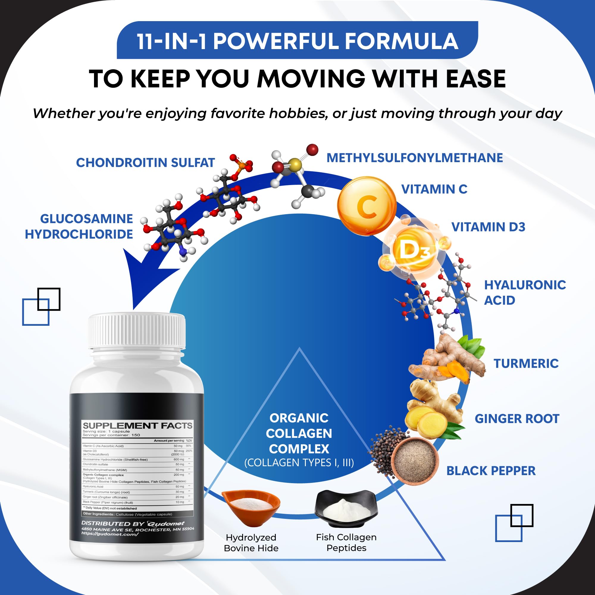 Non-GMO and gluten-free ingredient icons for Gudomet