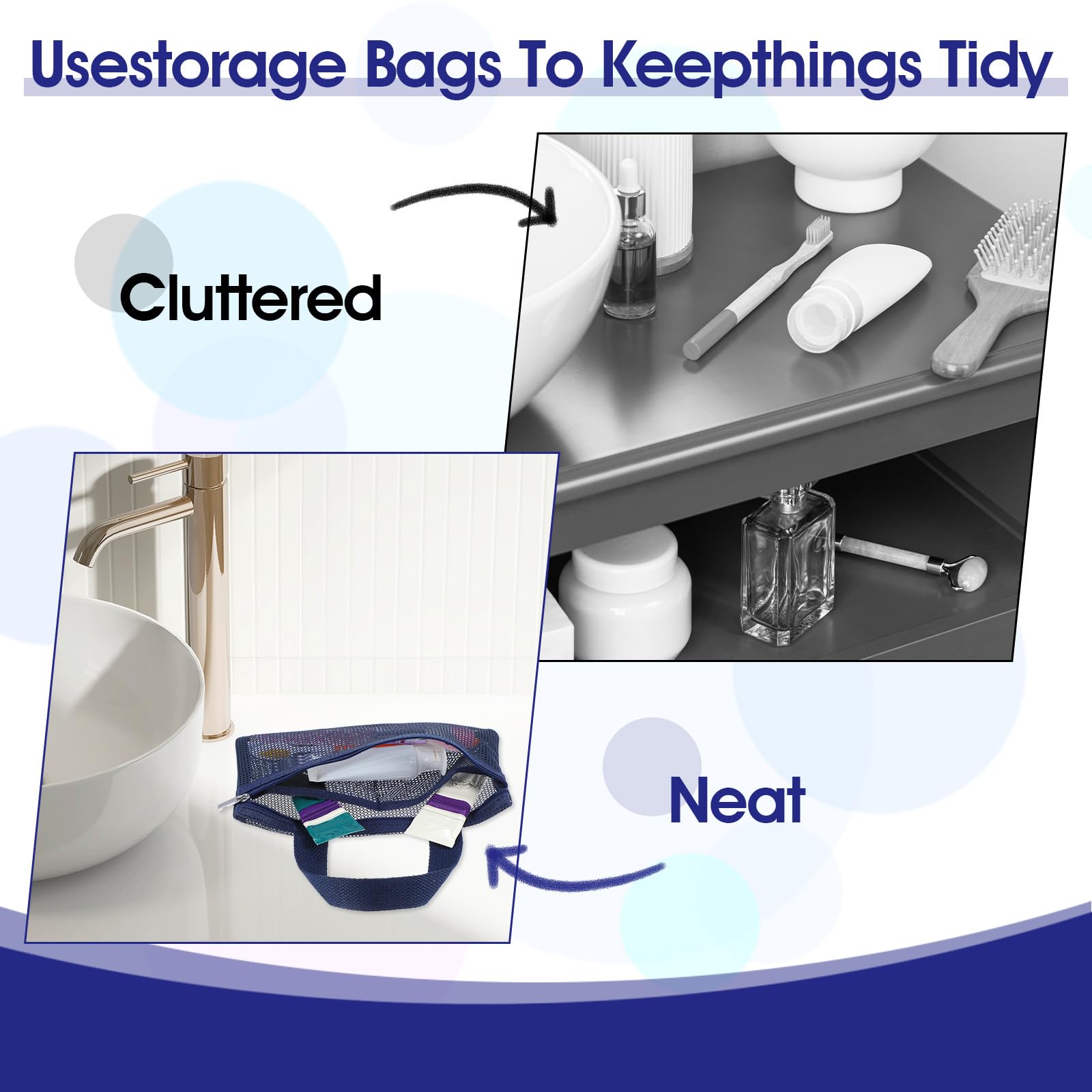 Two bags laid flat to show the compact size