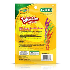 Packaging for GUM Crayola Twistables Kids Flossers