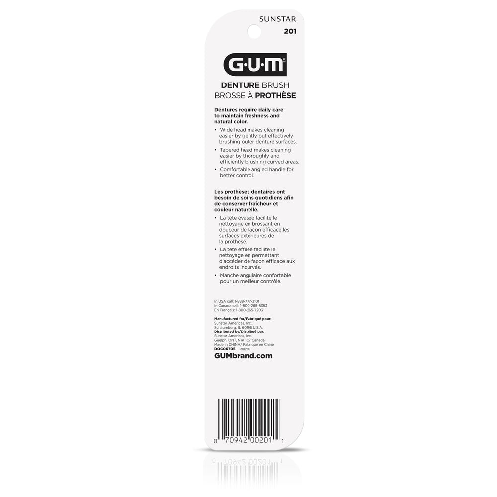 GUM Denture Brush pack of 6