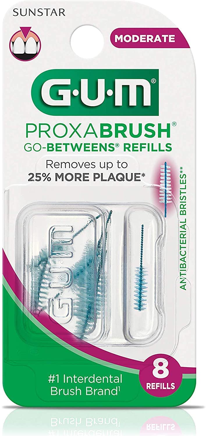 GUM Go-Betweens Proxabrush Refills Moderate size 612 packaging front