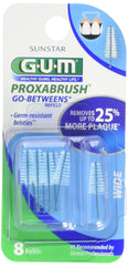 Gum Go Betweens Proxabrush Refills, Wide, 8 Count — product image 1