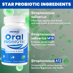 Gum health benefits illustration for oral probiotics