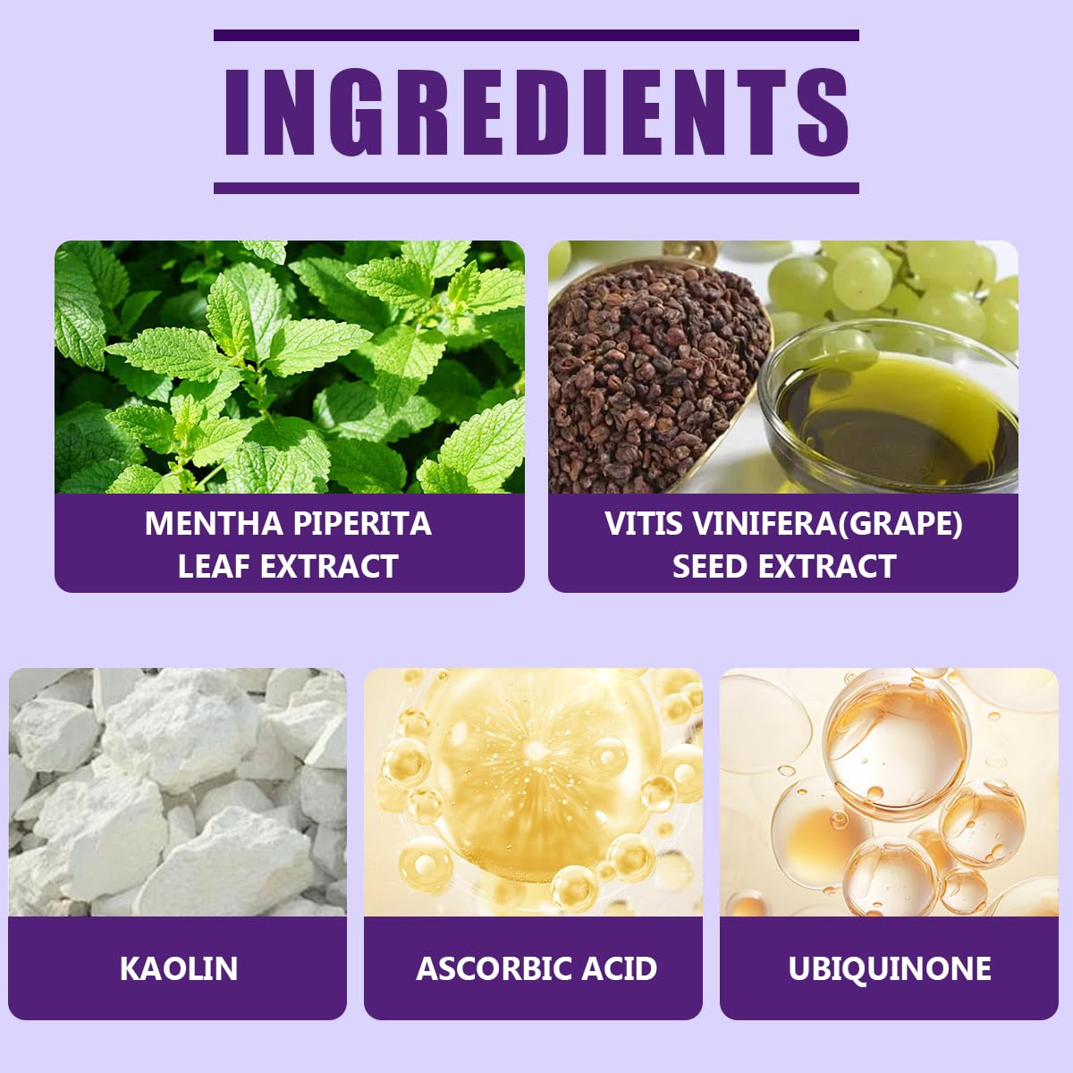 Gums and teeth health concept with mineral powder