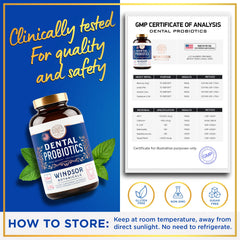 Gum health-focused probiotic tablets
