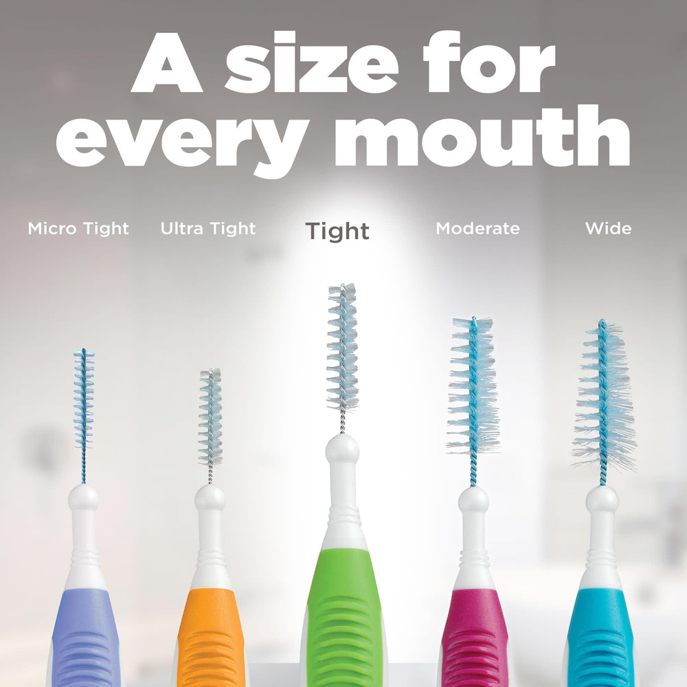 Breathable travel cap included with interdental brush