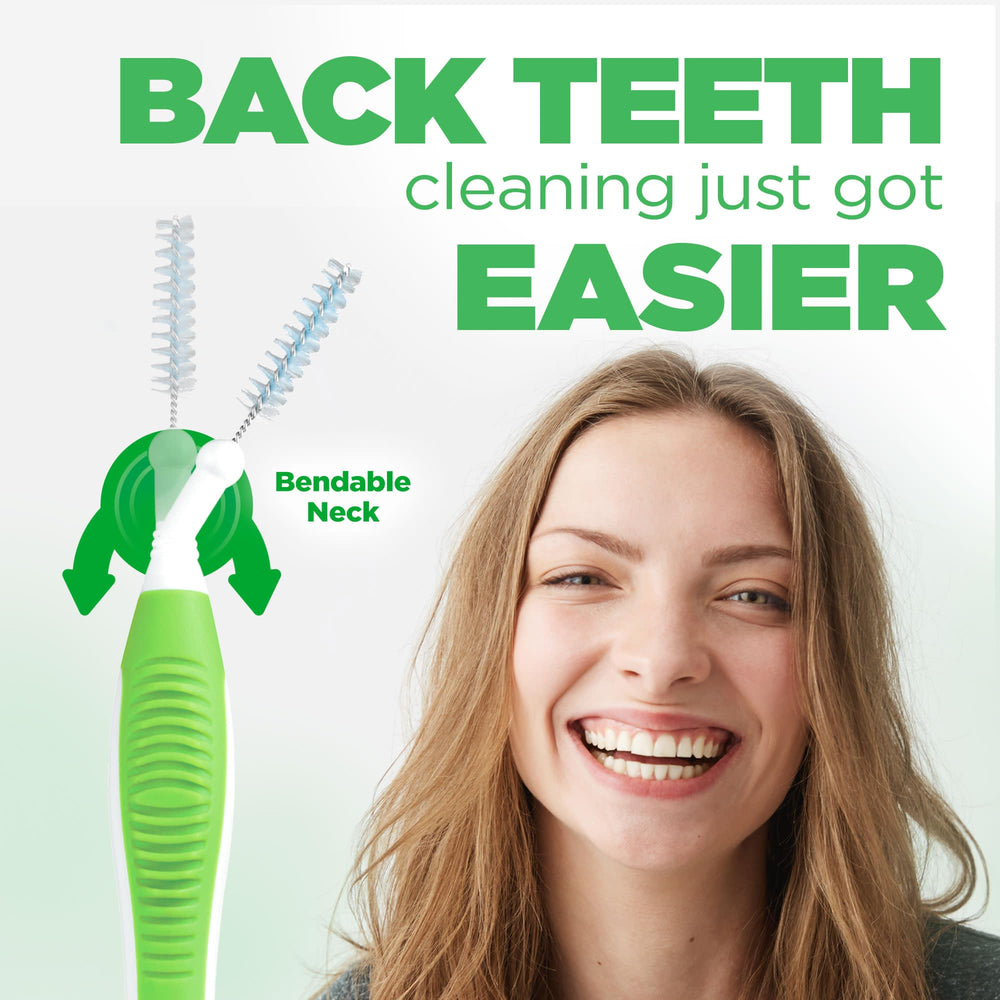 Non-slip rubber handle and bendable neck for easy maneuvering