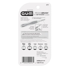 Ultra-tight interdental space being cleaned with Go-Betweens
