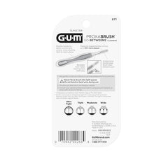 Nylon-coated wire Go-Betweens interdental brush designed for braces and appliances