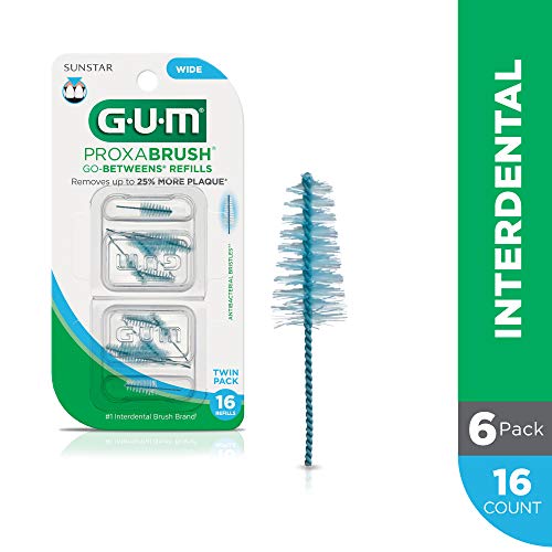 Close-up of Go-Betweens wide interdental brush bristles