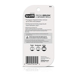 Nylon-coated wire Go-Betweens brushing between teeth