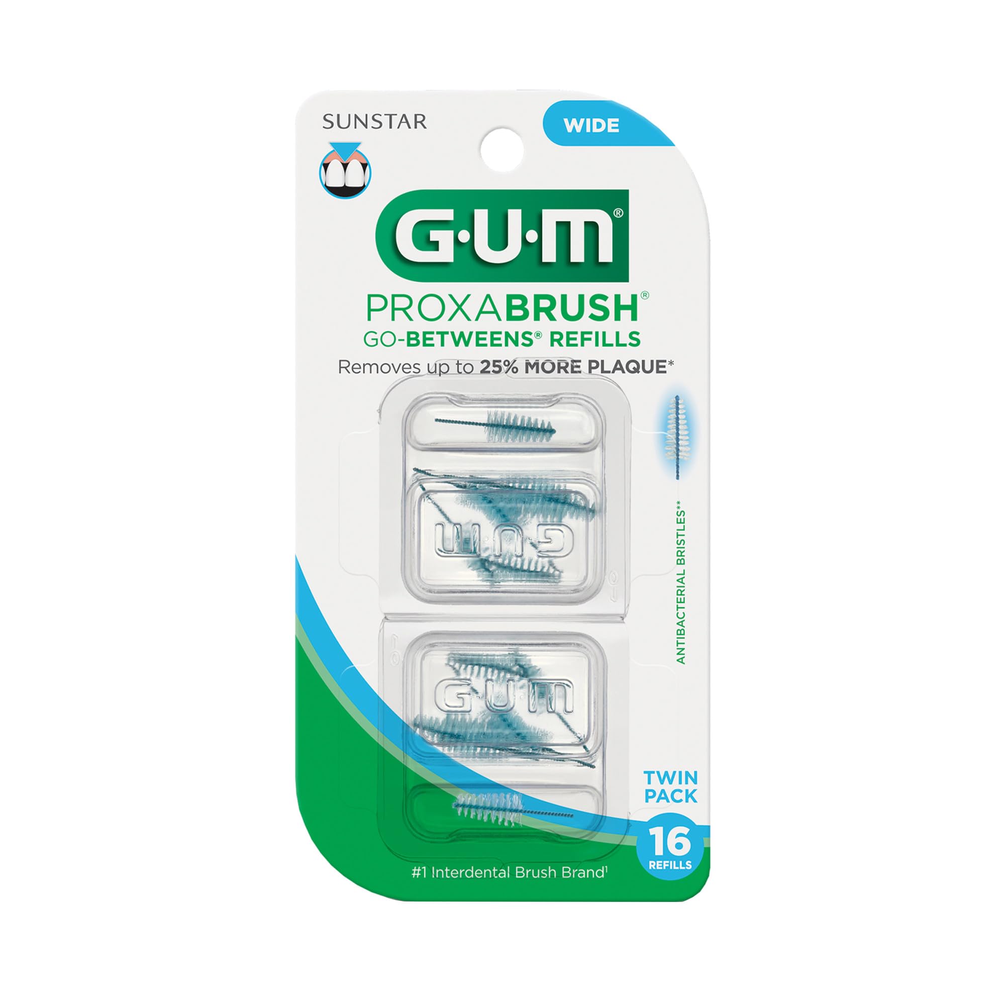 GUM Proxabrush Go-Betweens refills packaging