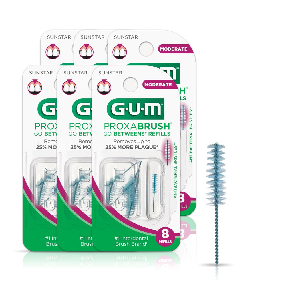 GUM Proxabrush Go-Betweens Moderate refills front view