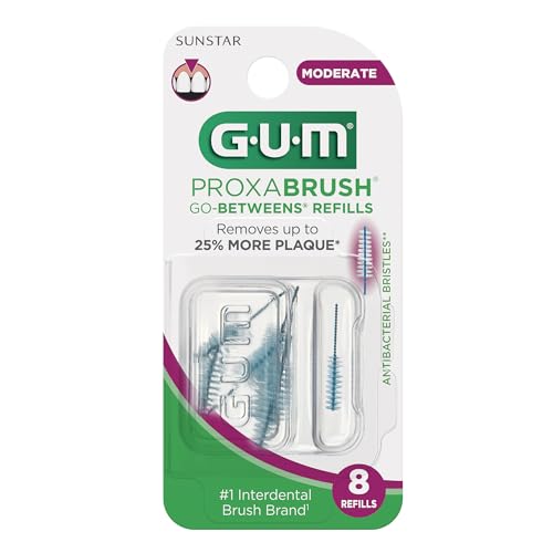 Close-up of GUM Proxabrush Go-Betweens moderate interdental refills