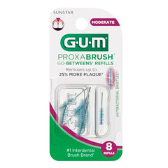 Close-up of GUM Proxabrush Go-Betweens moderate interdental refills