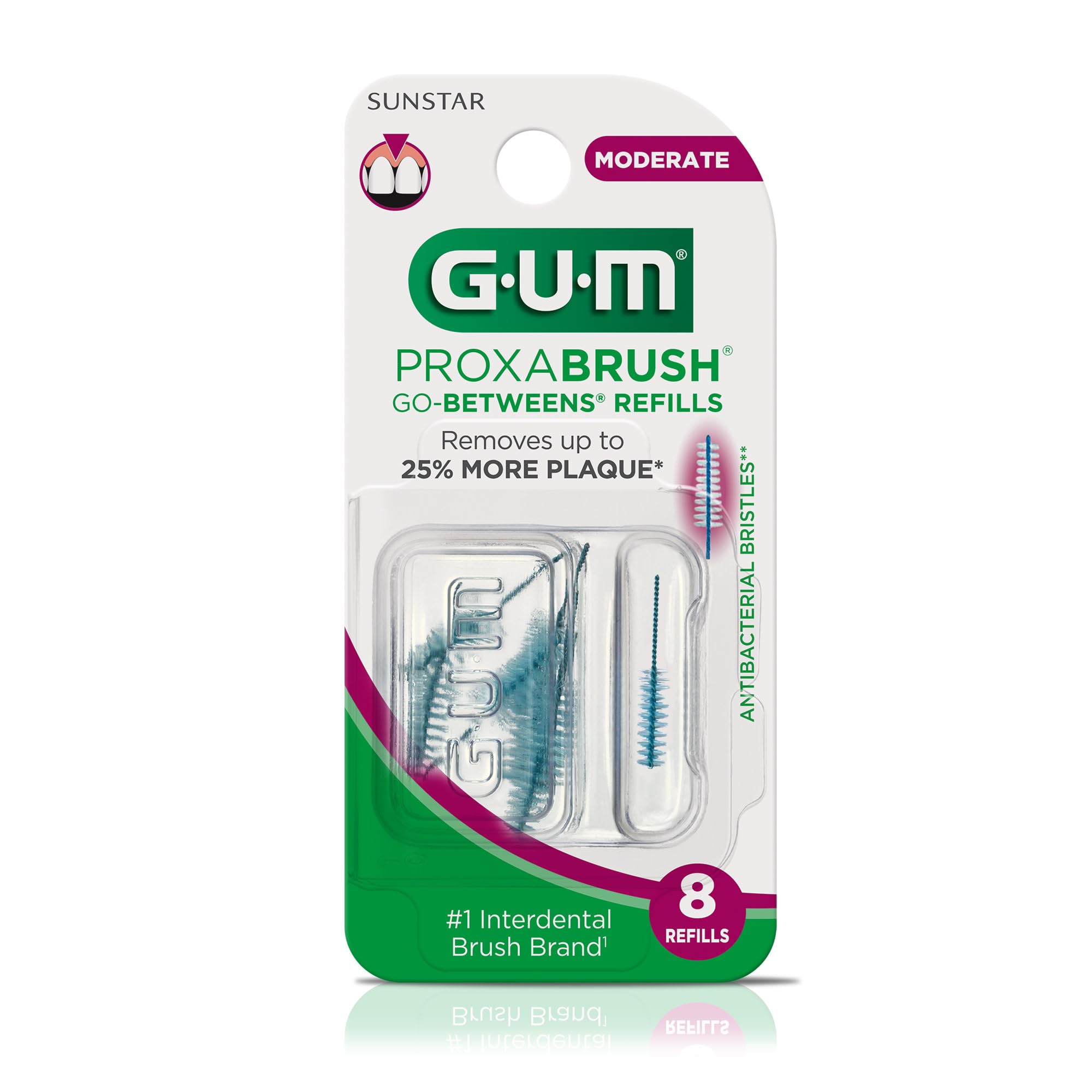 GUM Proxabrush Go-Betweens branding on packaging