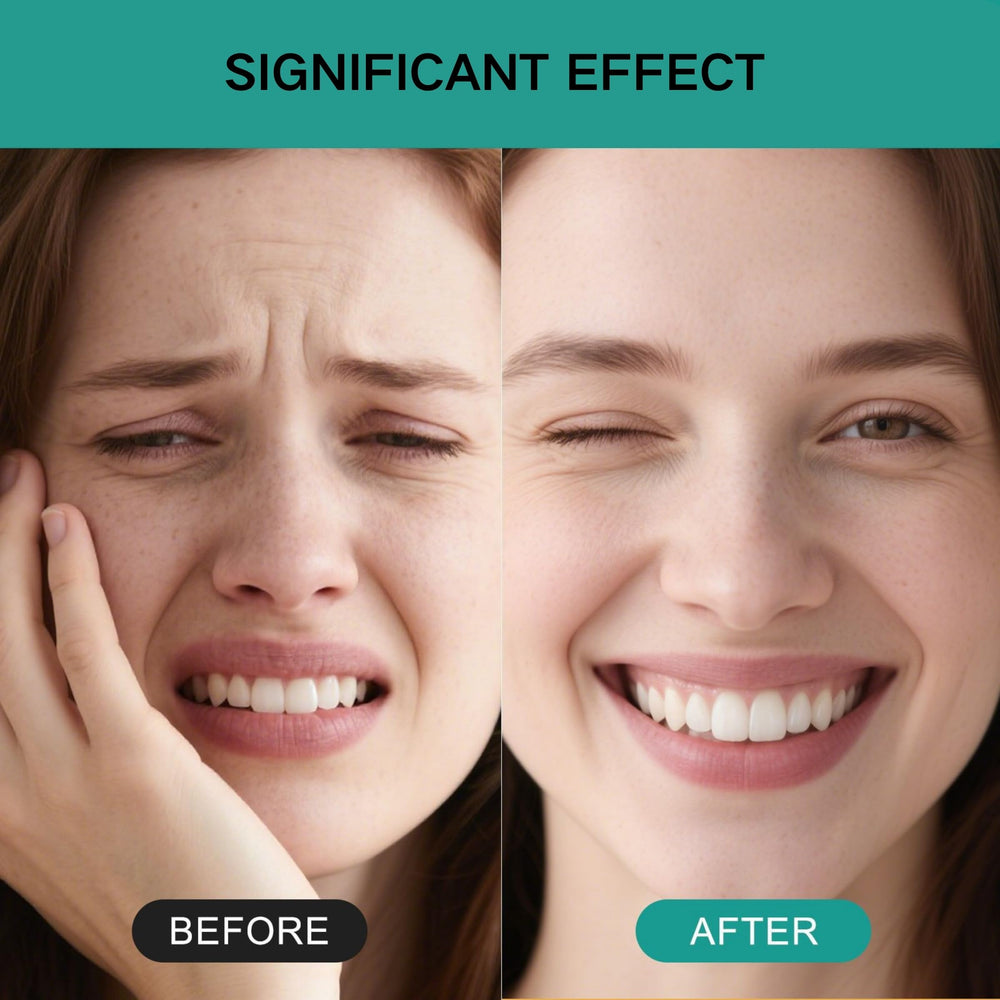 Breath fresh and confident smile after using Gum Restore Drops