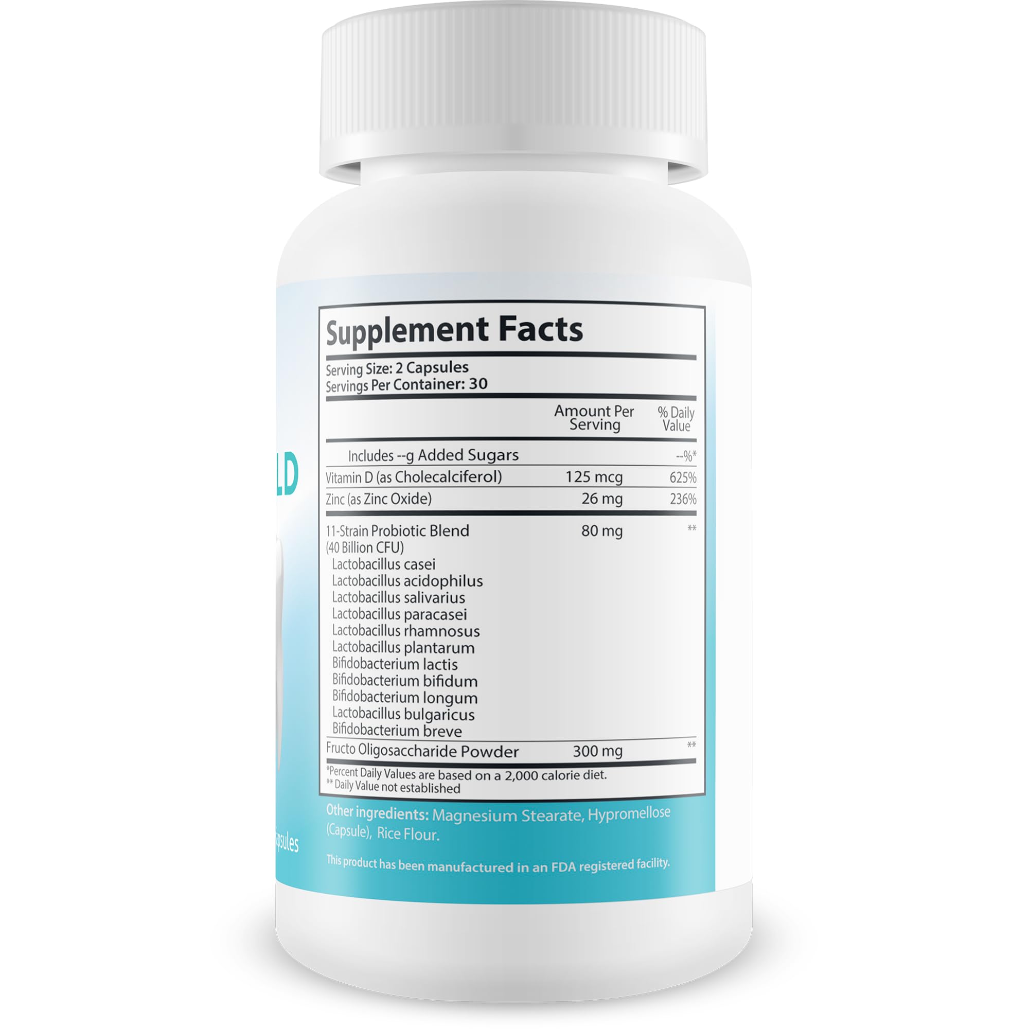 Close-up of individual Gum Shield Therapy Gel Capsules