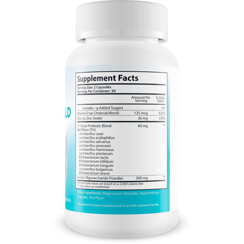 Close-up of individual Gum Shield Therapy Gel Capsules