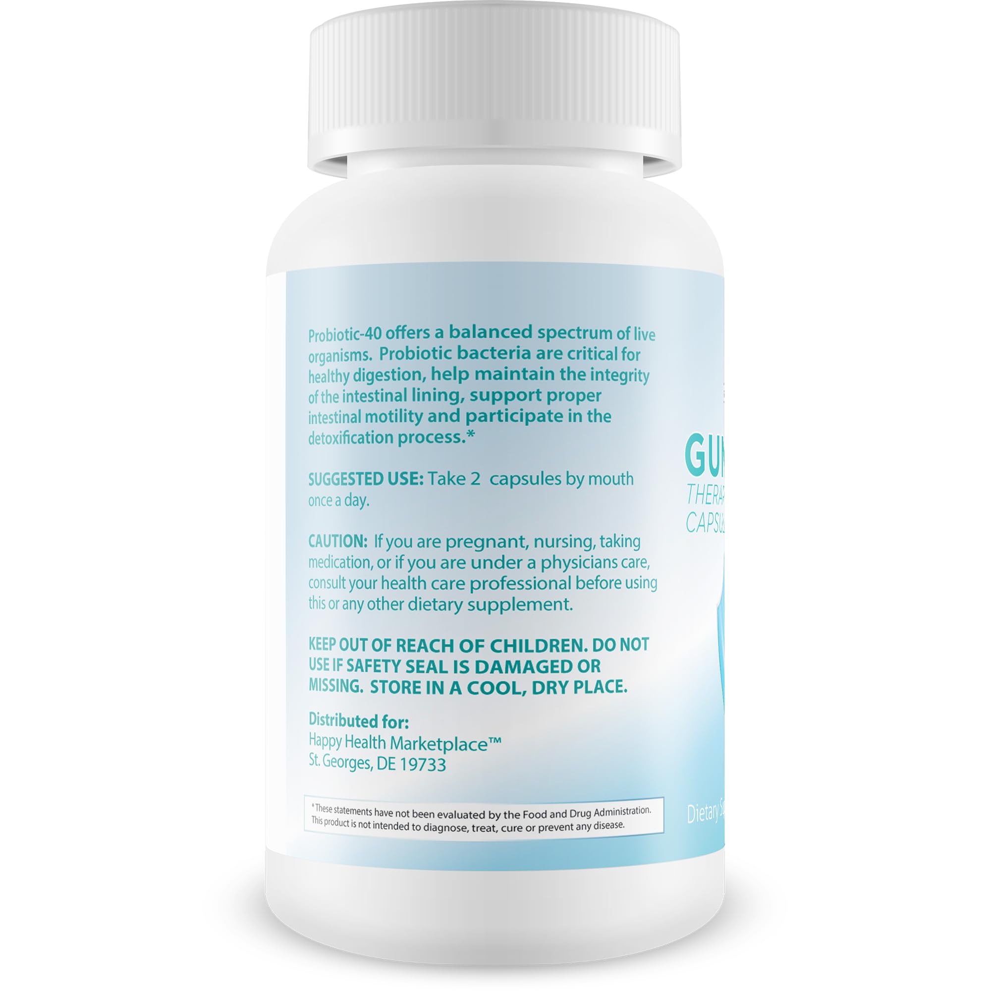 Gum Shield Therapy Gel Capsules product packaging and label