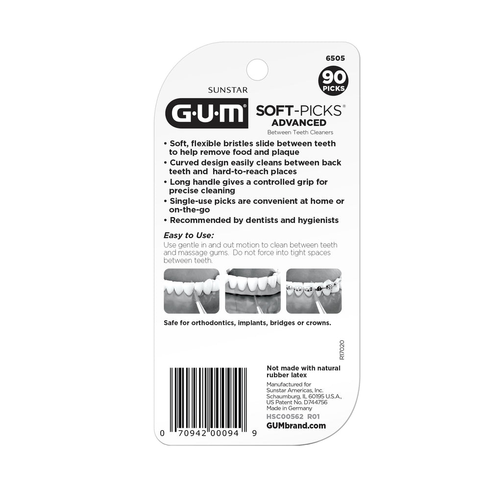 Detailed view of carry case with GUM Soft-Picks Advanced