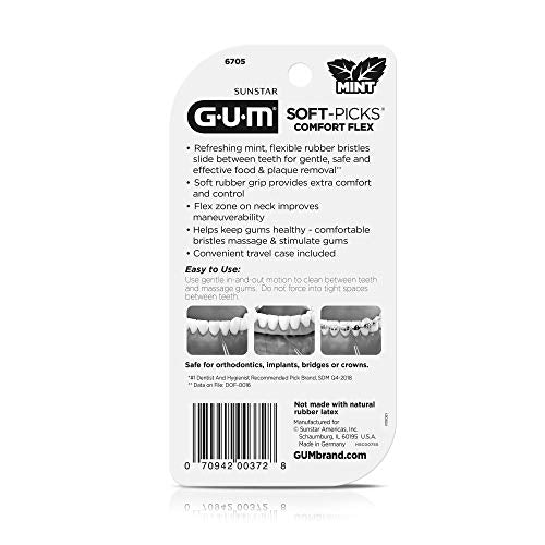 Discreet plastic carry case for GUM Soft-Picks on the go