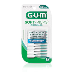 Close-up of GUM Soft-Picks Original in a convenient carry case