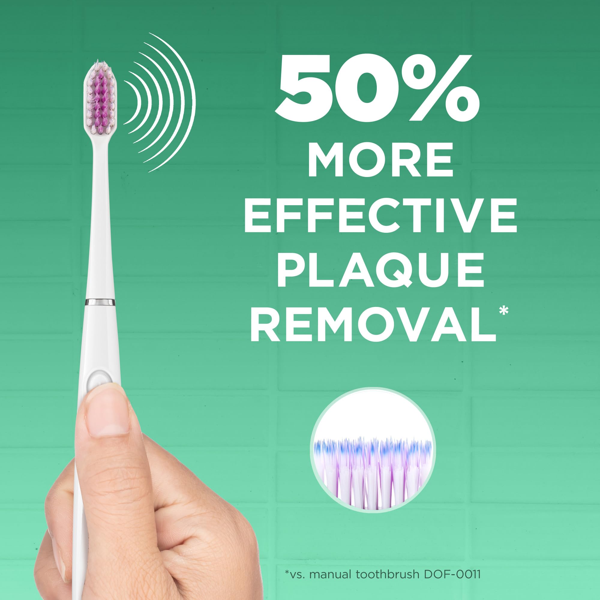 GUM Sonic toothbrush refills (2-pack) for bundle