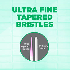Ultra-soft tapered bristles on GUM Technique Deep Clean toothbrush