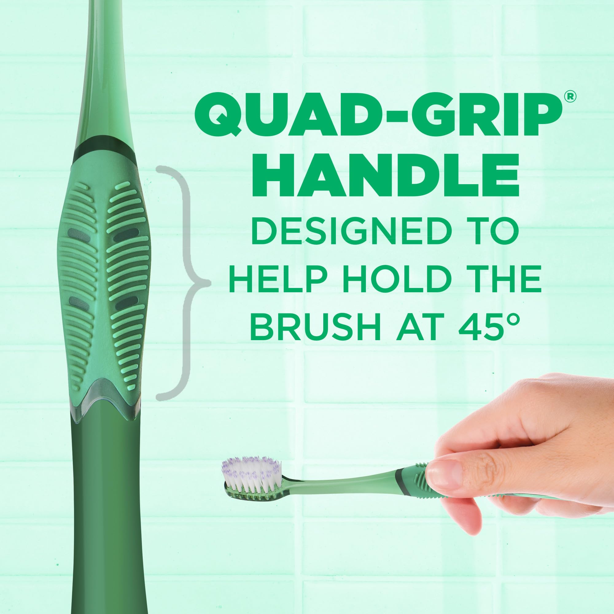 Compact head size for easy maneuverability