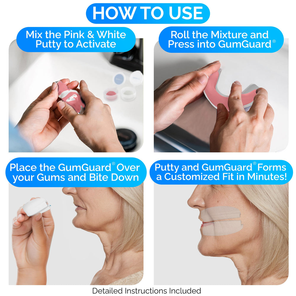 Easy cleaning and maintenance of GumGuard mouthguard