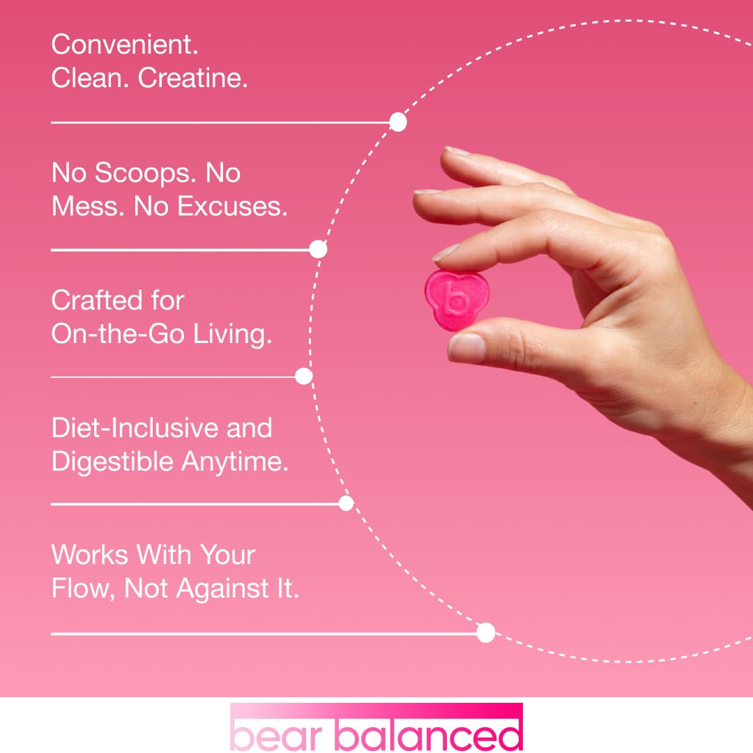 Three gummies serving visualization