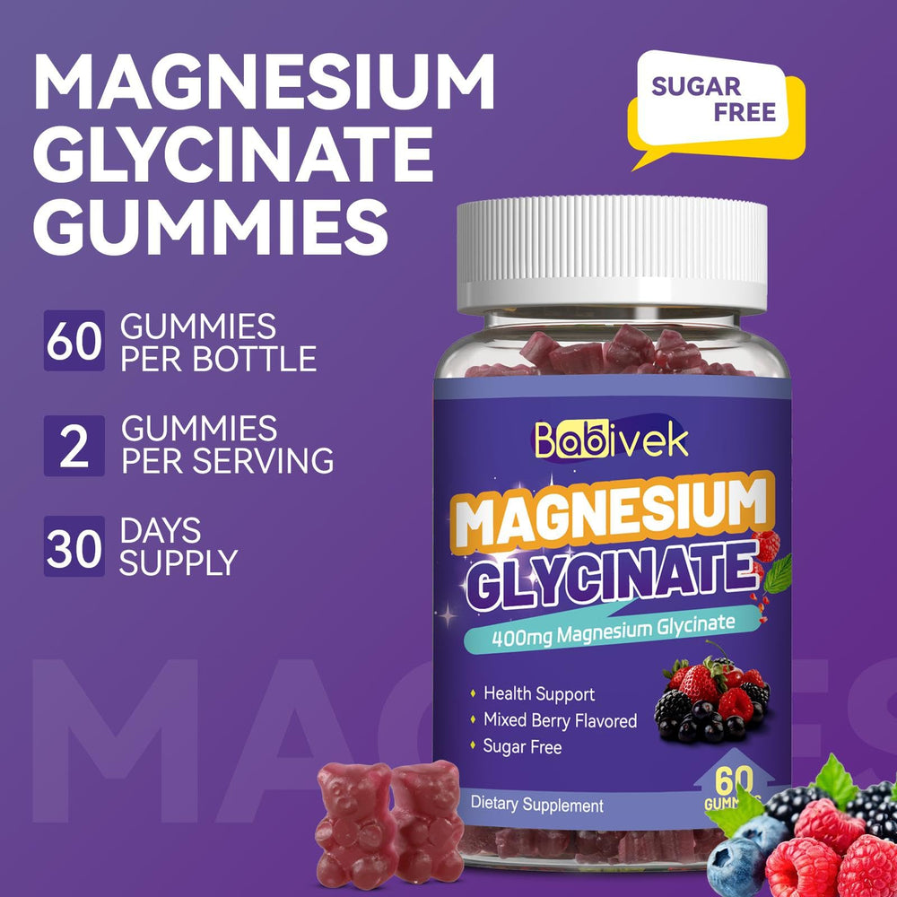 Chewable sleep and muscle relaxation supplement gummy for daily wellness