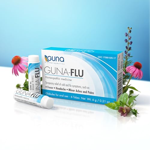 GUNA Flu low-dose medicine note—mindful, individualized care in compact tubes.