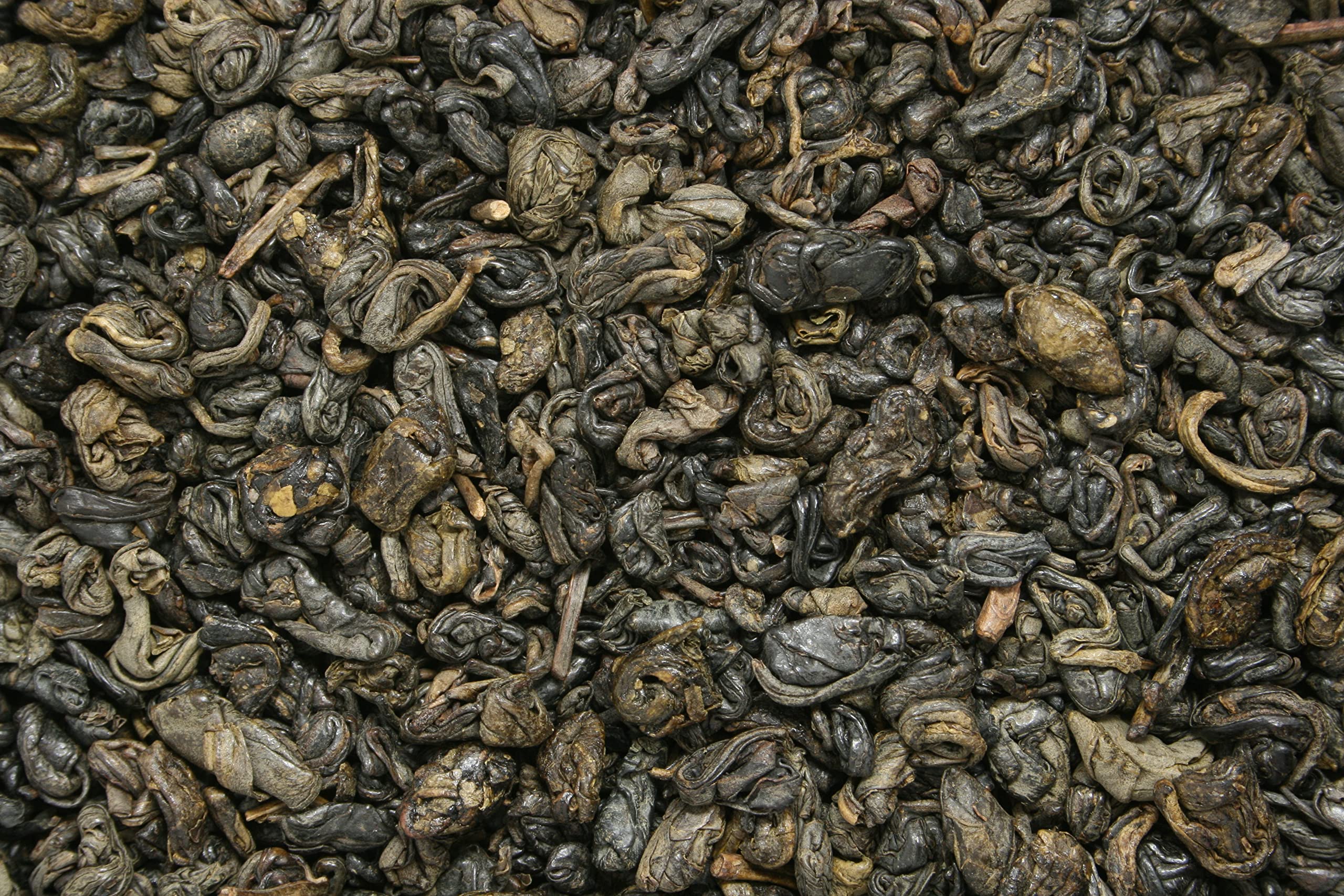 1 lb bulk bag of gunpowder green tea with triple-layer barrier