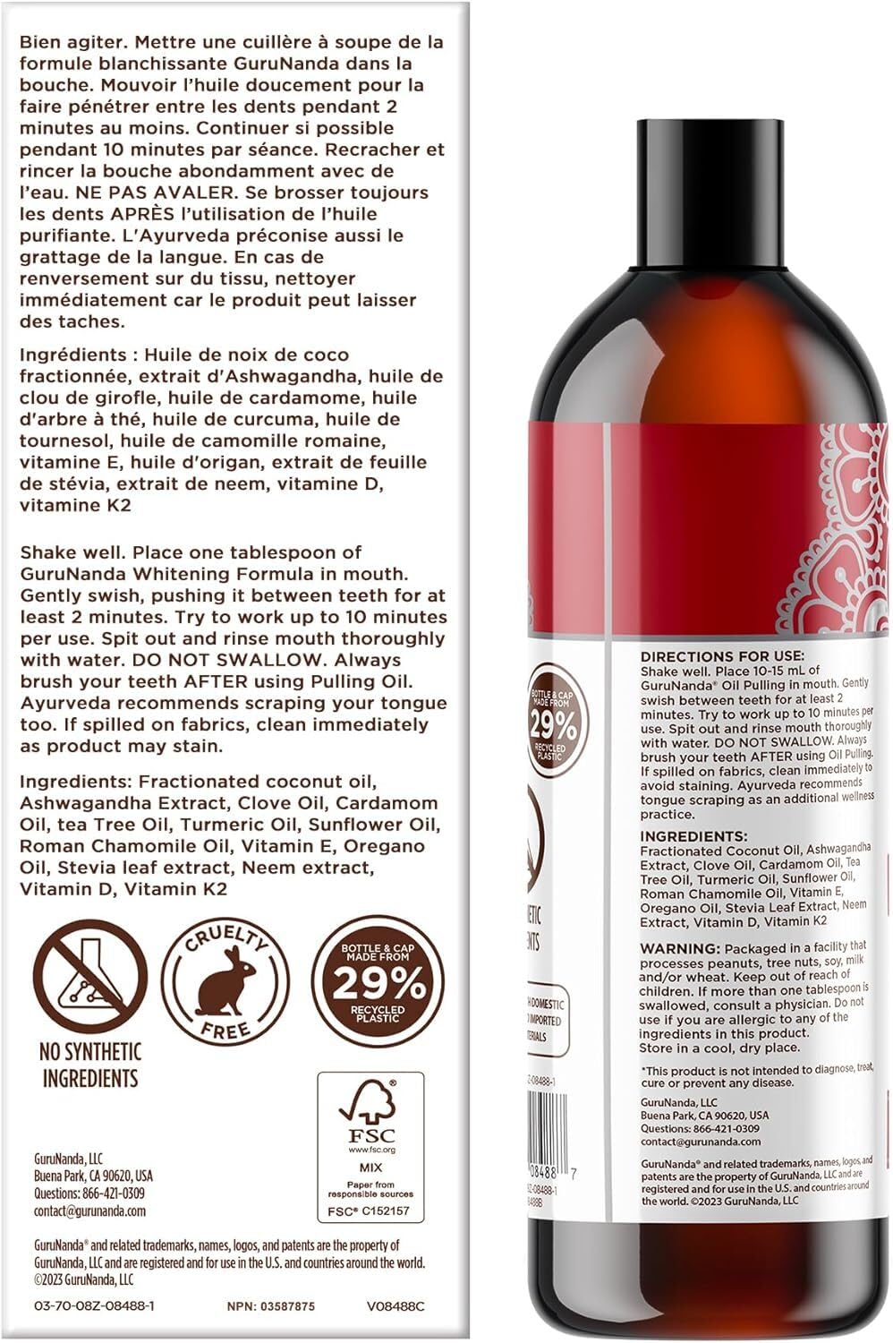 Alcohol-free fluoride-free oral care product image