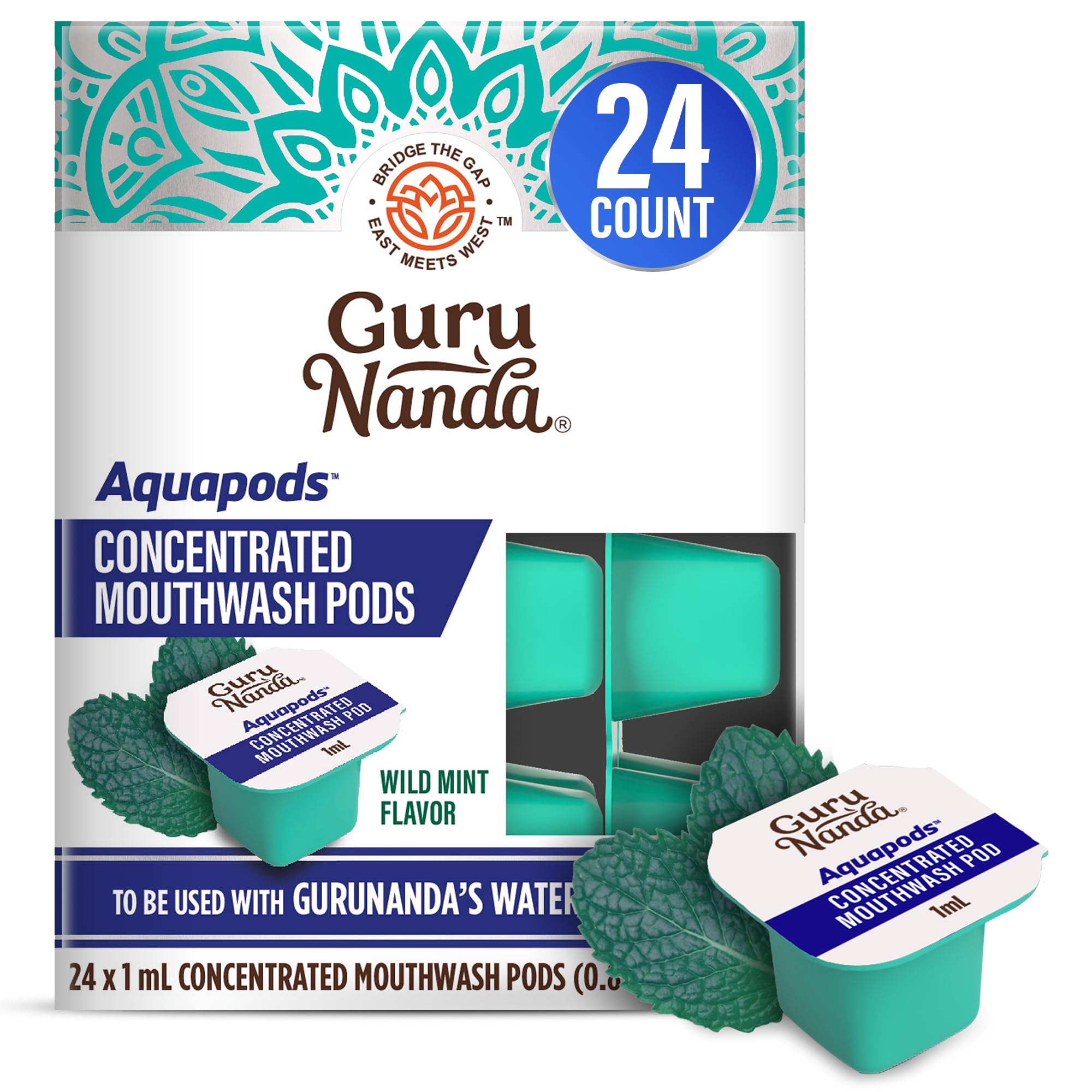 GuruNanda Aqua Pods 24-count packaging