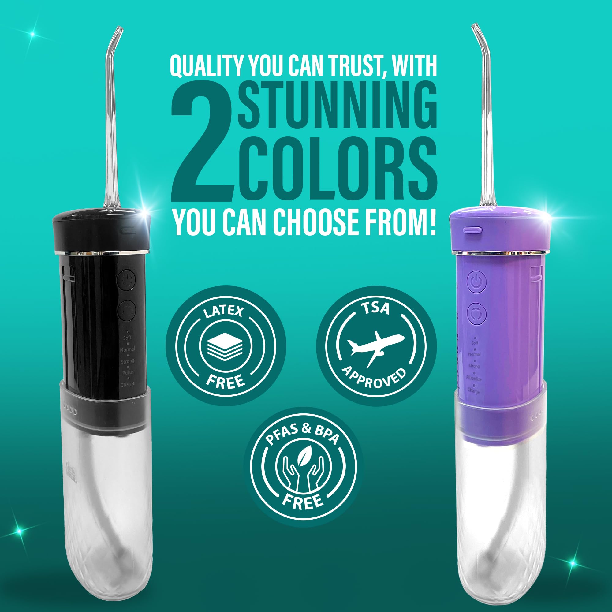 Travel-friendly case for GuruNanda Compact Water Flosser